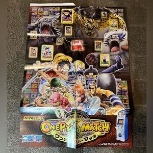 Shonen Jump Magazine One Piece Poster One Py Berry Match! Japan Anime Manga Toei